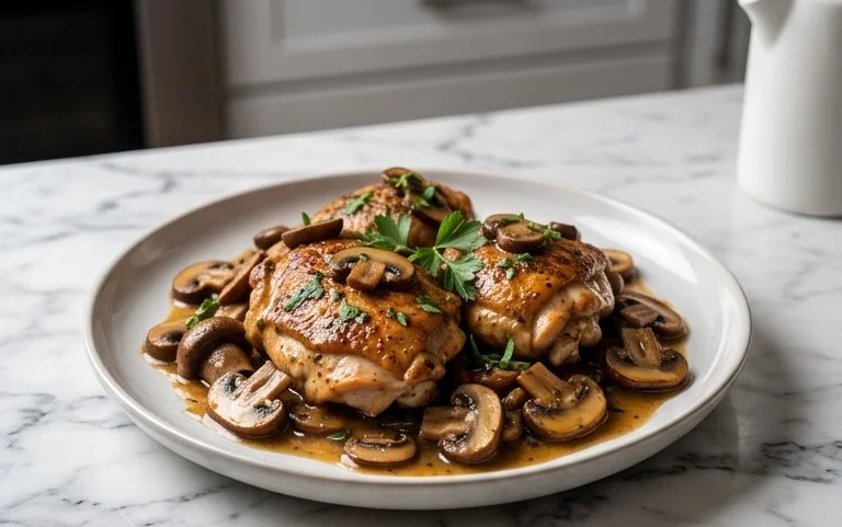 Creamy Mushroom Chicken – Savory & Easy Dinner