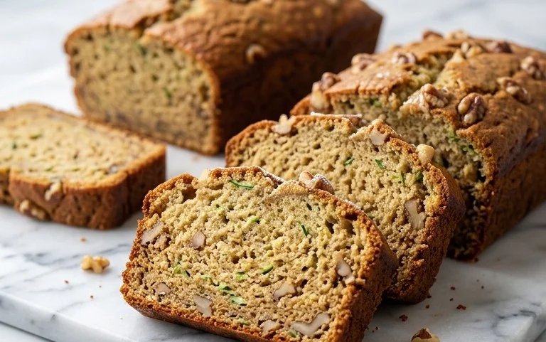 Moist Greek Yogurt Zucchini Bread – Healthier Twist