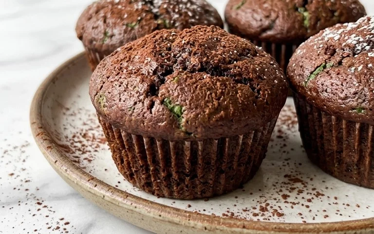Chocolate Spinach Muffins