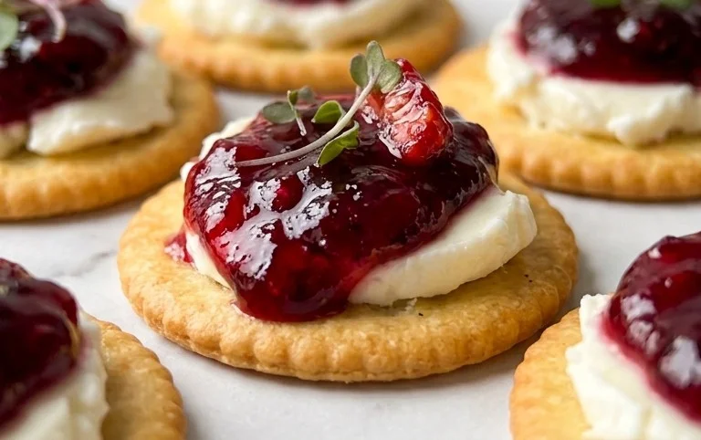 Cream Cheese & Jam Cracker Snacks