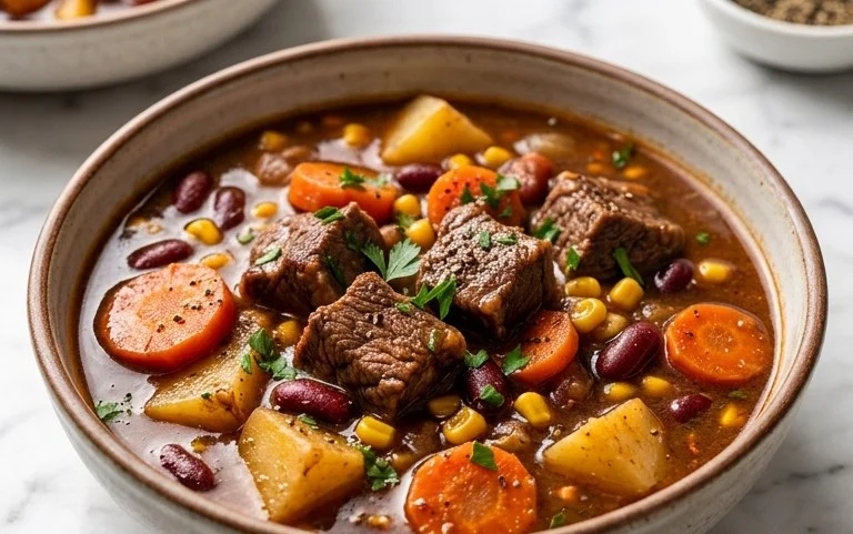 Easy Hearty Cowboy Stew – Quick Comfort Meal