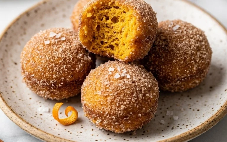 Baked Pumpkin Donut Holes