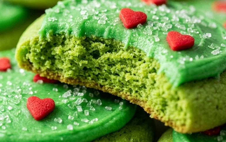 Grinch Sugar Cookies