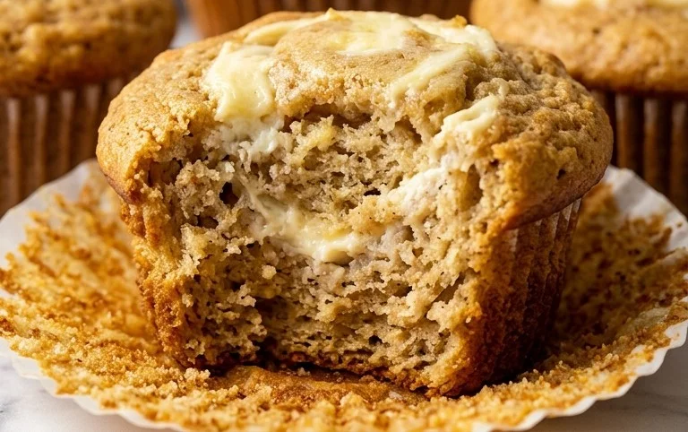 Cream Cheese Banana Muffins